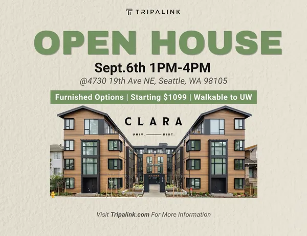 UW Off-Campus Housing | Clara Apartments | Studio, 1- to 3-Bedroom Rentals Available