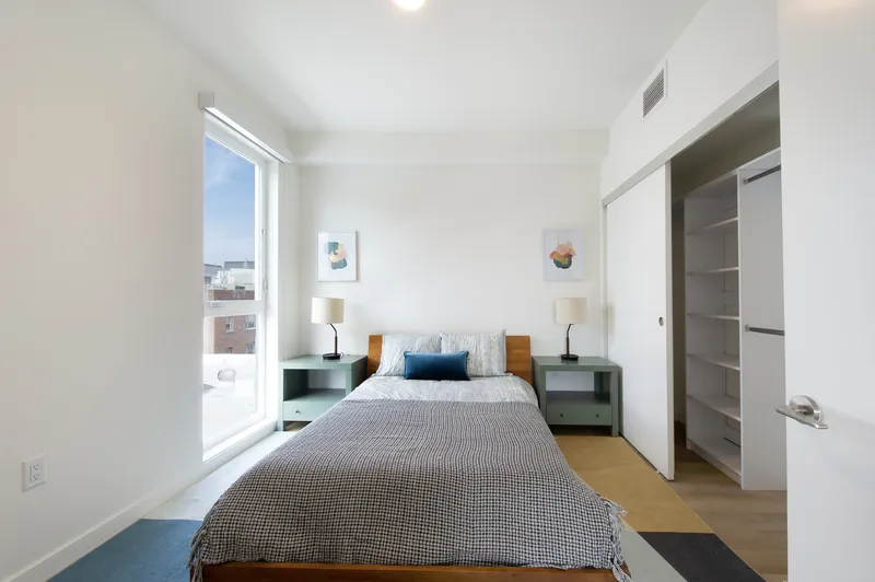Bedroom at 738 Normandie in Koreatown, Los Angeles